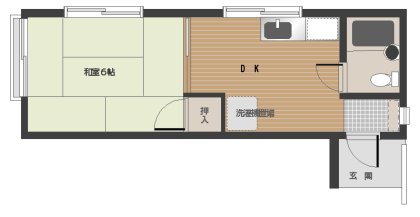 １ＤＫは畳部屋が多いんです！